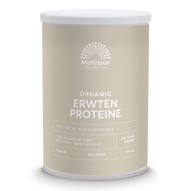 Erwten proteïne van Mattisson, 1x 350 gram.
